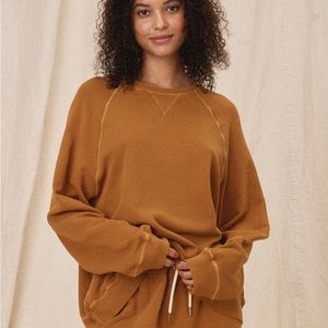 NWT The Great. Slouch Sweatshirt in Cider, Size Large